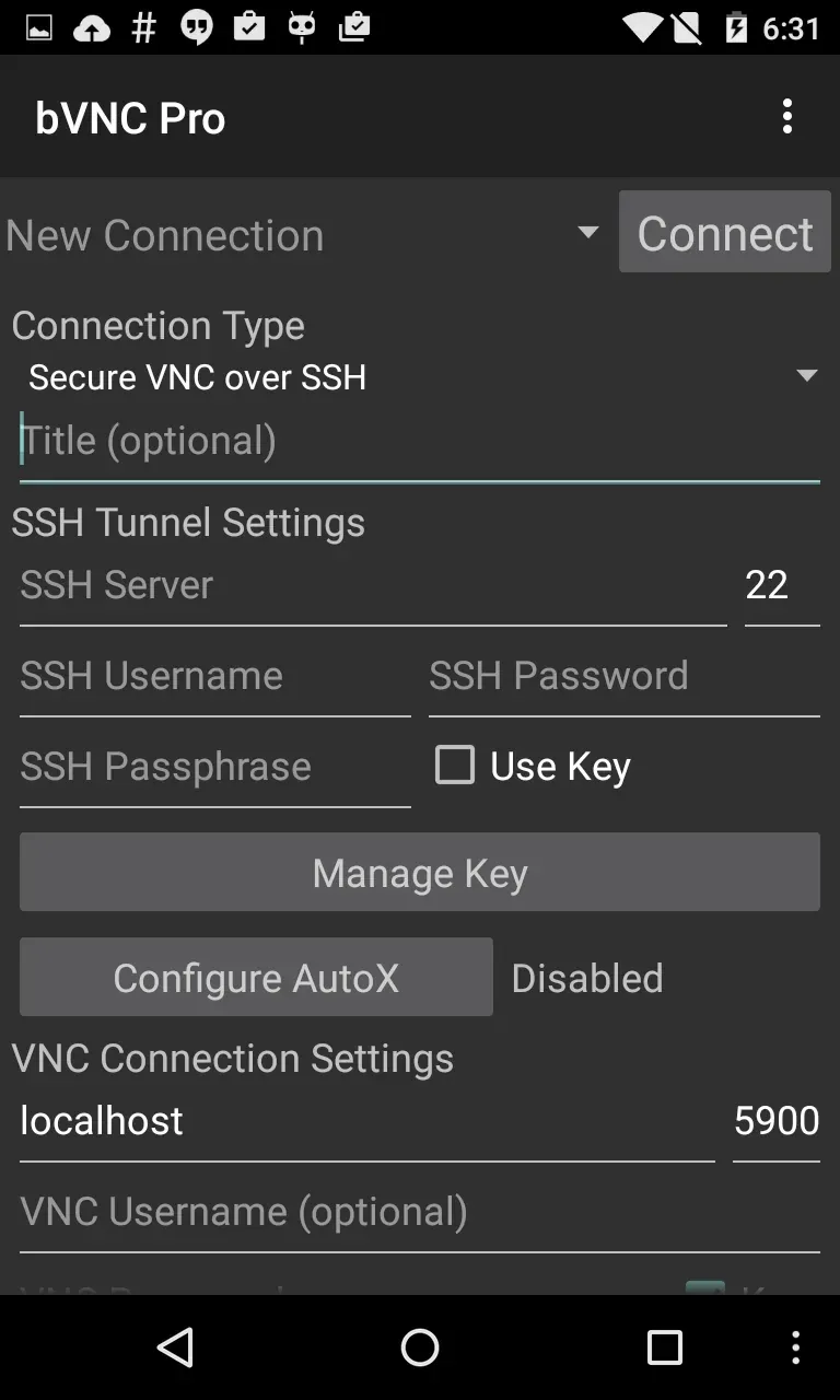 bVNC Pro screenshot 3