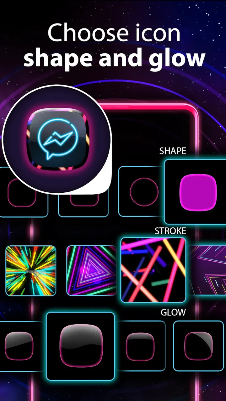 Neon Icon Designer App screenshot 5