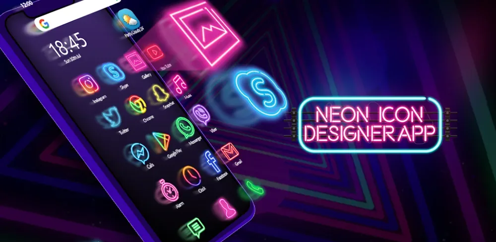 Neon Icon Designer App screenshot 1