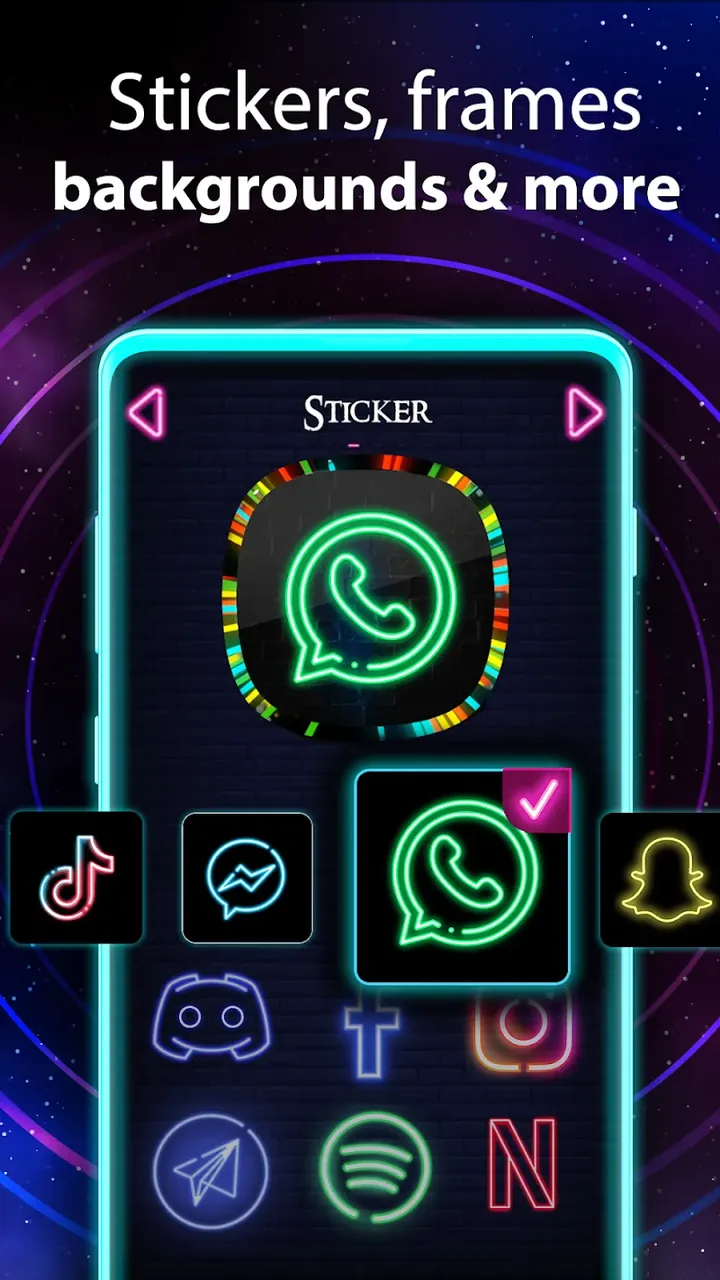 Neon Icon Designer App screenshot 4