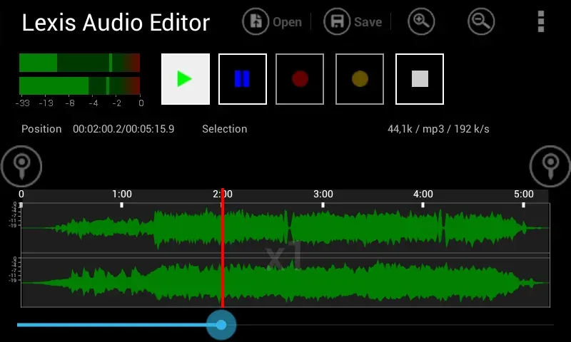 Lexis Audio Editor screenshot 4