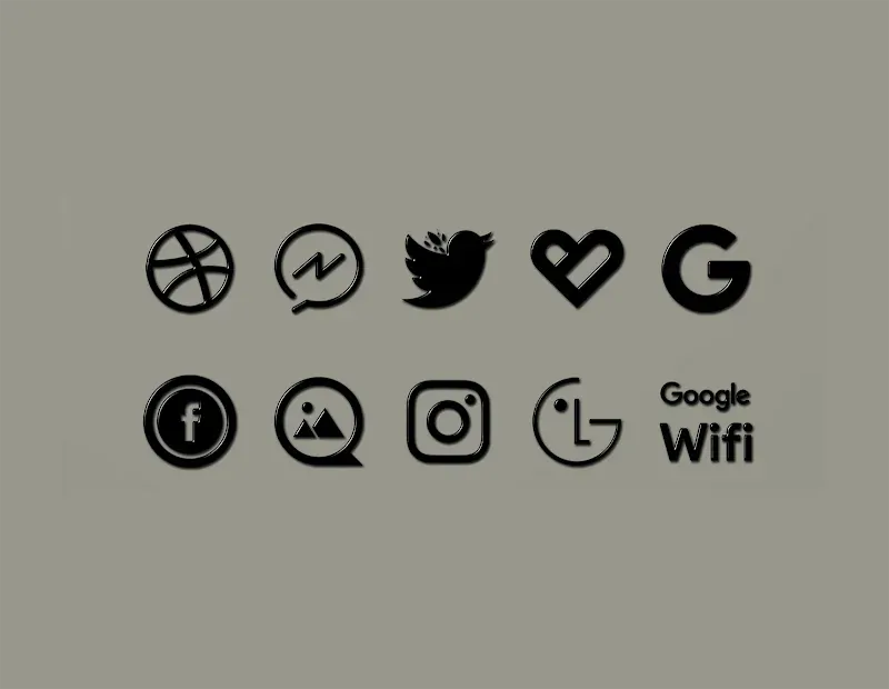 Black-PD Icon Pack screenshot 3