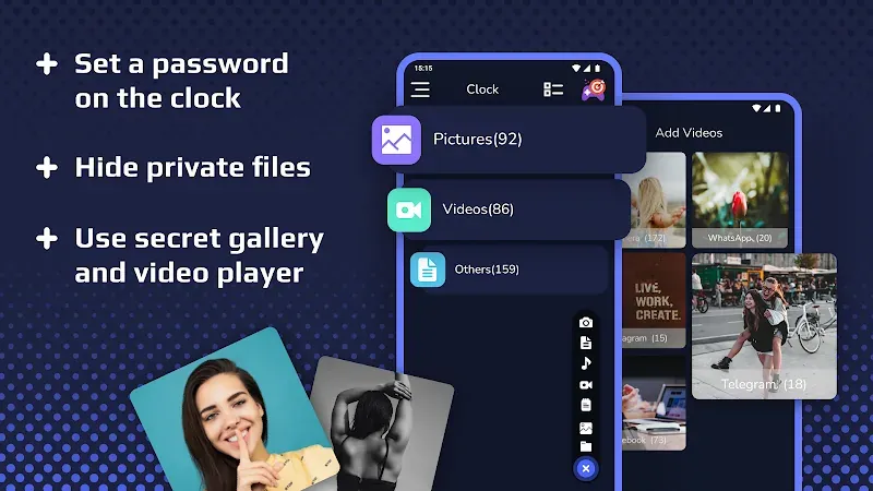 Clock Vault - Secret Folder screenshot 3