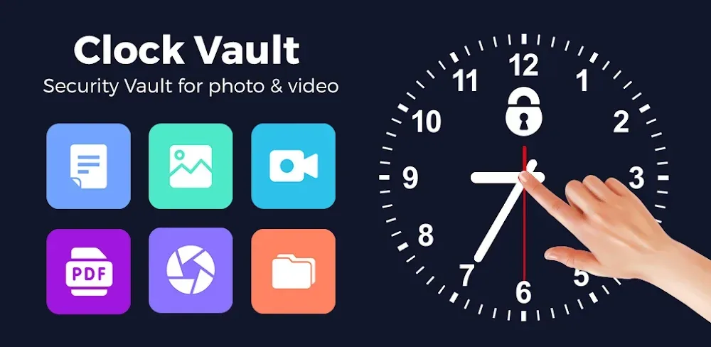 Clock Vault - Secret Folder screenshot 1