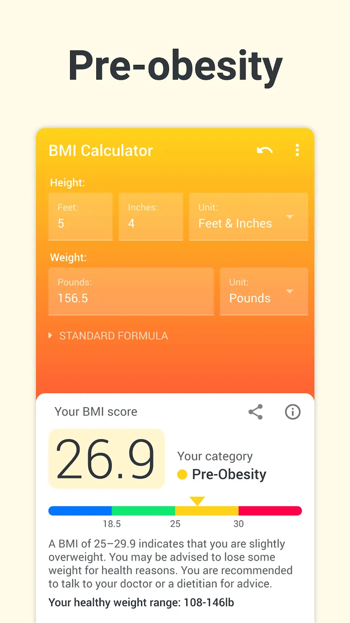BMI Calculator screenshot 4
