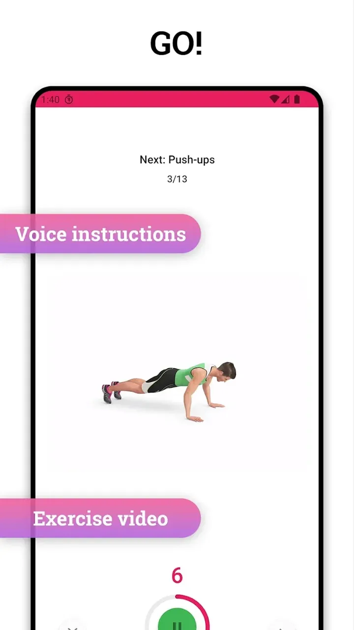 At Home Workouts (Fitness Challenge) screenshot 5