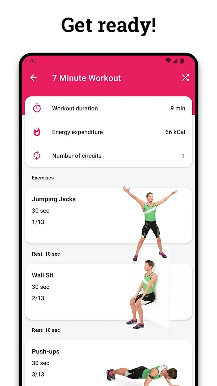 At Home Workouts (Fitness Challenge) screenshot 4