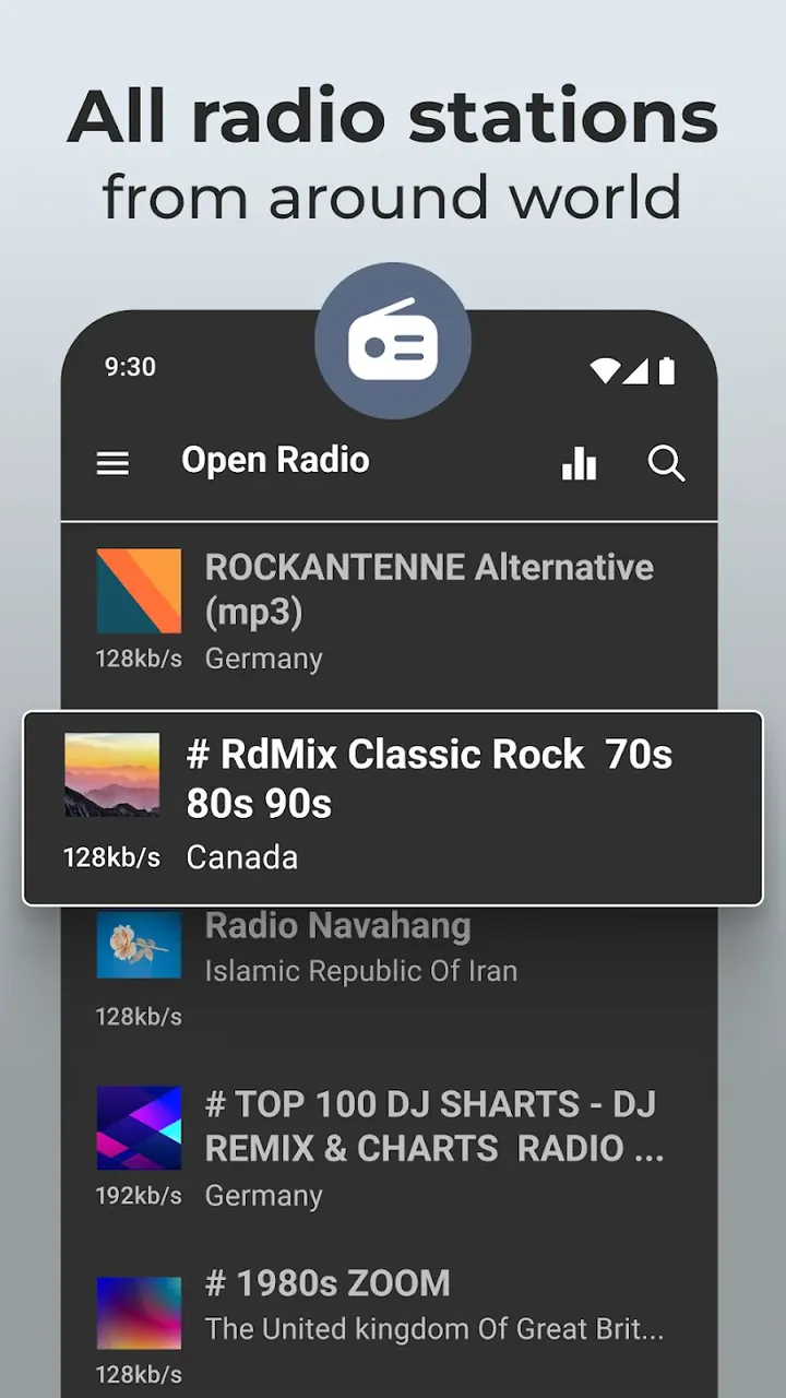 Open Radio screenshot 2