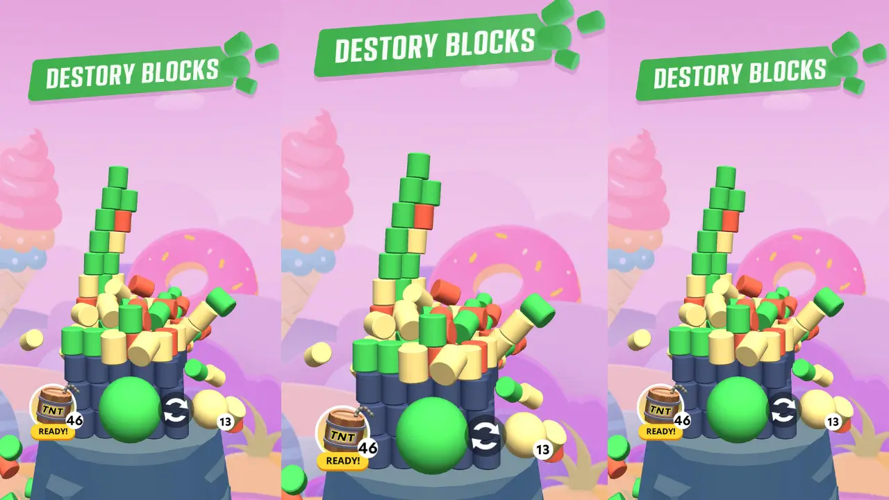 Pillar Smash - Throw Ball screenshot 1