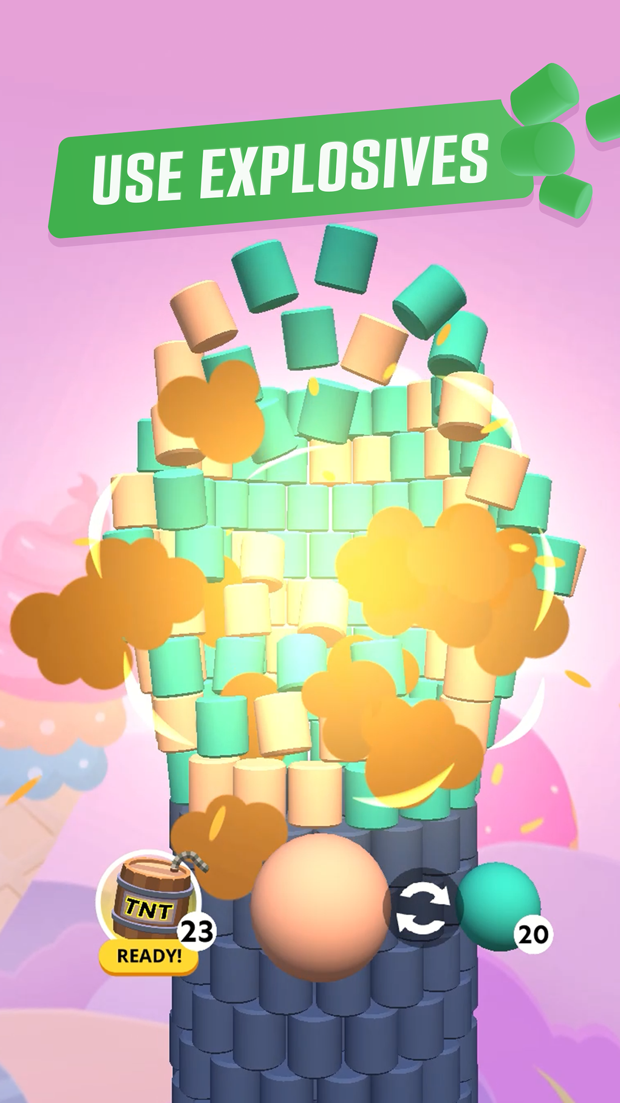Pillar Smash - Throw Ball screenshot 5