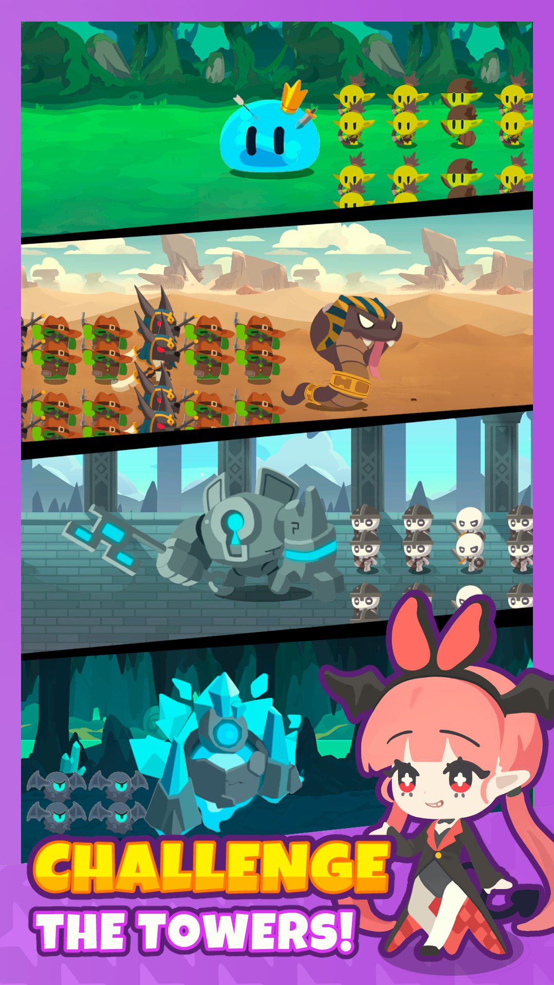 ToTheTop! Swipe RPG screenshot 3