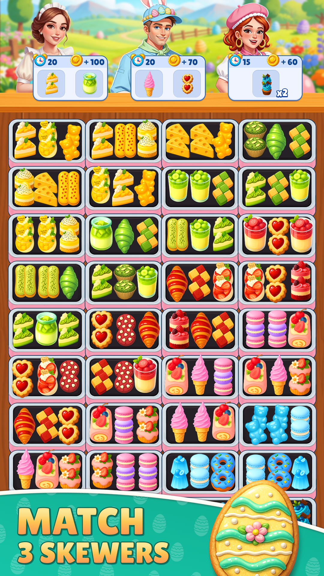 Grill Cooking: Sort Challenge screenshot 2