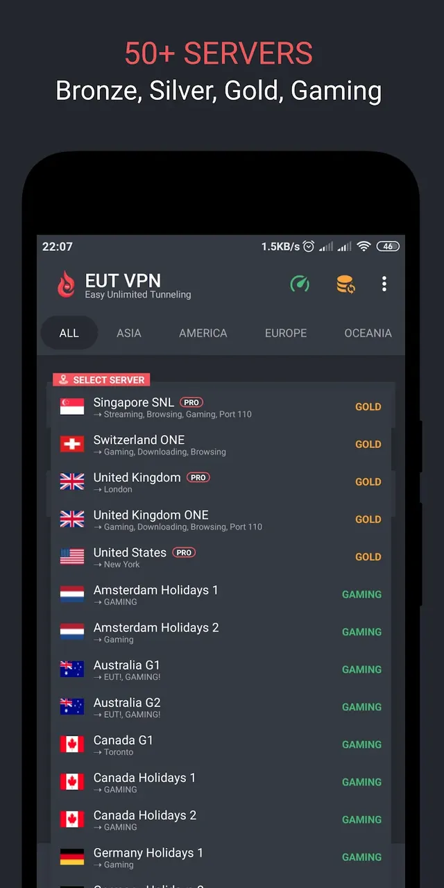 EUT VPN screenshot 3
