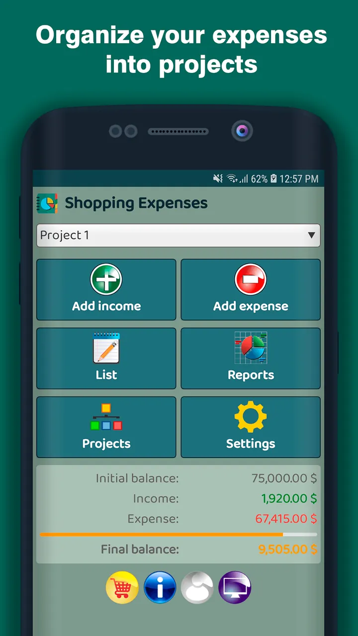 Shopping Expenses screenshot 2