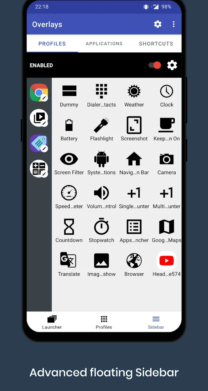 Overlays - Floating Launcher screenshot 6