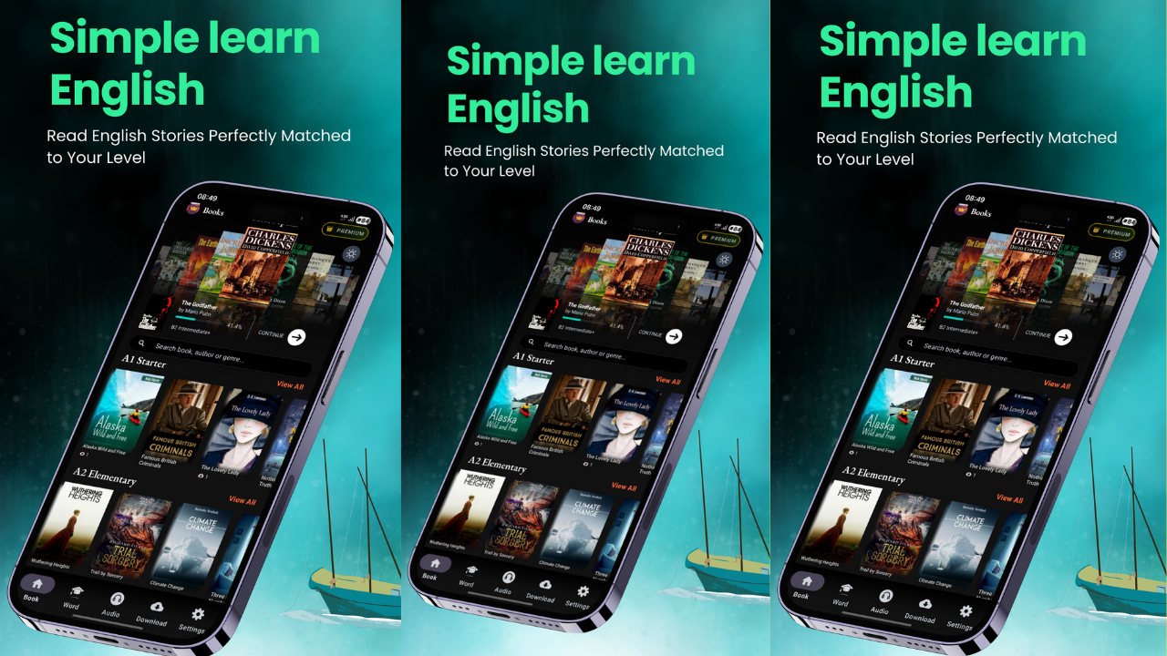 English Stories with Levels screenshot 1