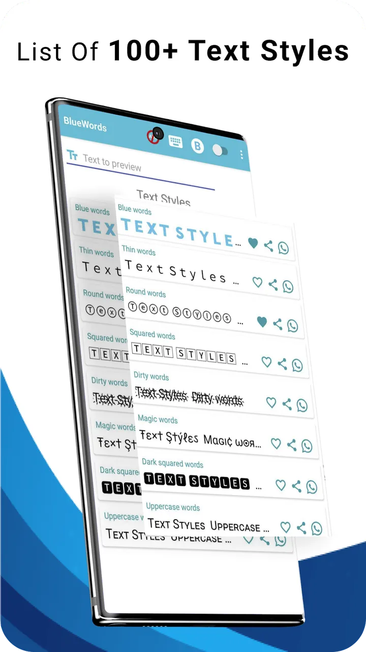 Blue Words screenshot 2