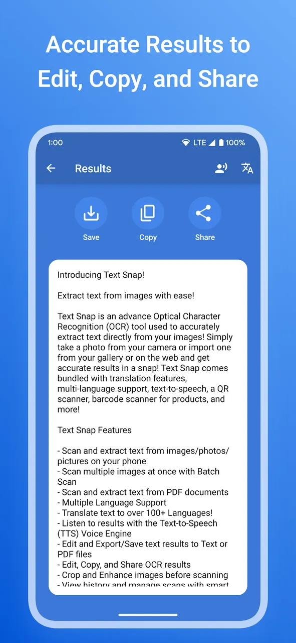 Text Snap screenshot 4
