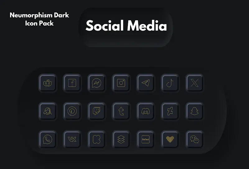 Screenshot 5: [Image of Neumorphism Icon Pack]