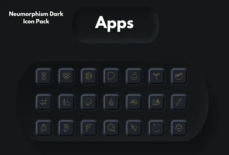 Screenshot 6: [Image of Neumorphism Icon Pack]