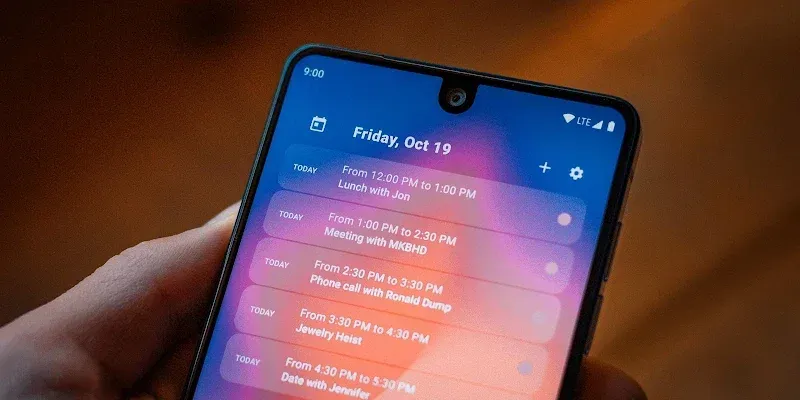 Calendar Widget Agenda Planner screenshot 2