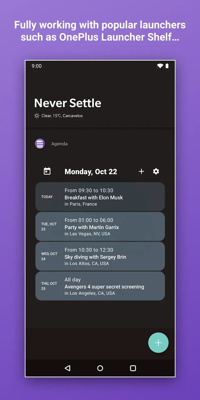 Calendar Widget Agenda Planner screenshot 6