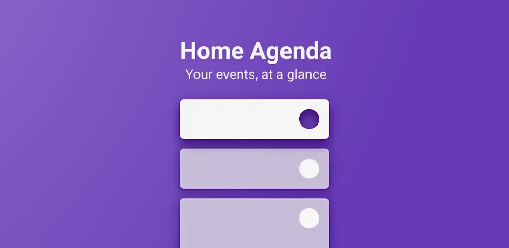 Calendar Widget Agenda Planner screenshot 1