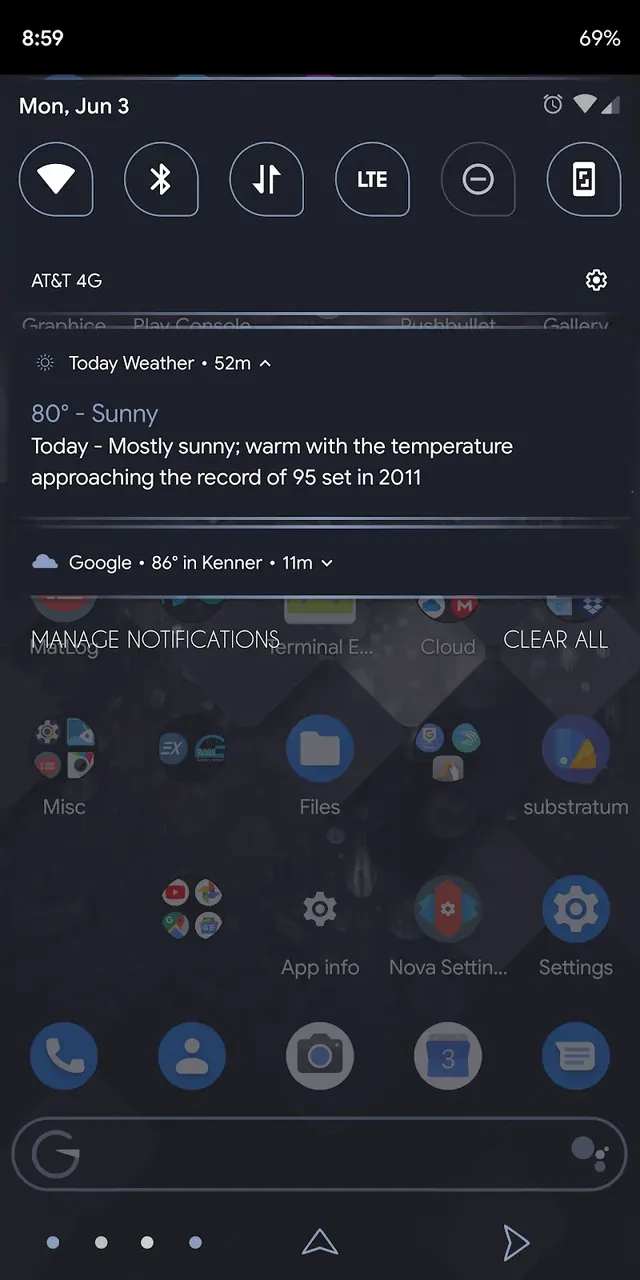 Aurora - Substratum Theme screenshot 2