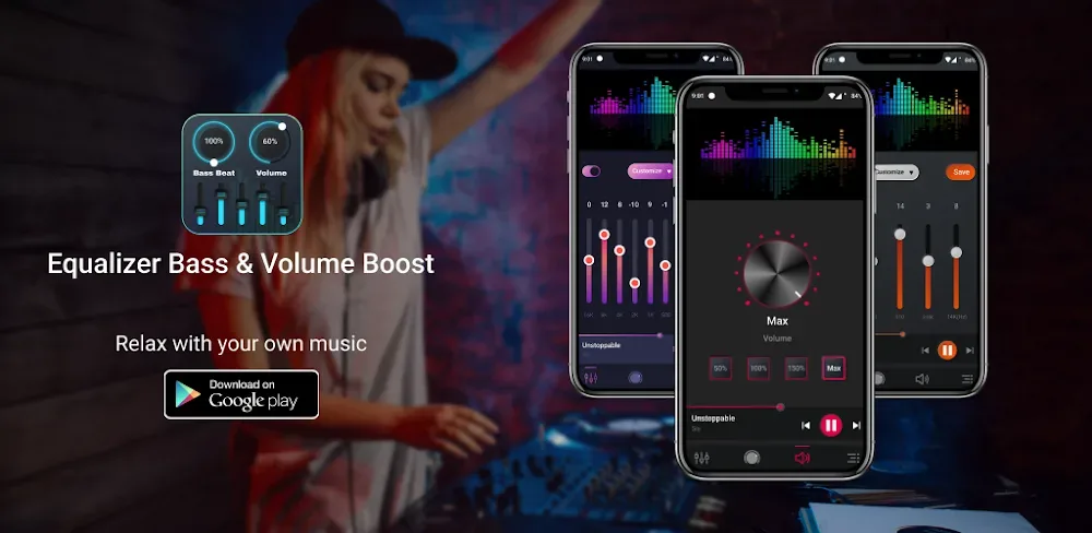 Music Equalizer - Bass Booster screenshot 1
