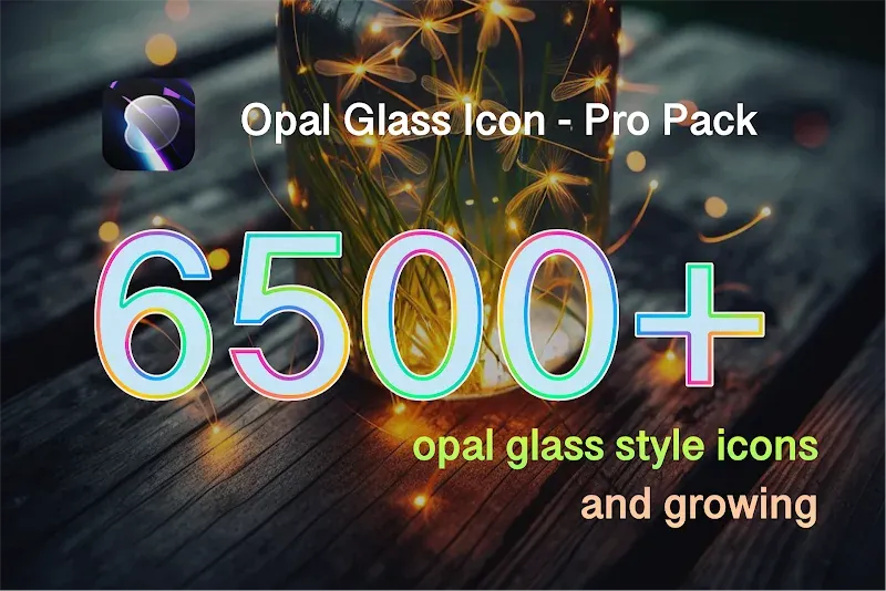 Opal Glass Icon - Pro Pack screenshot 3
