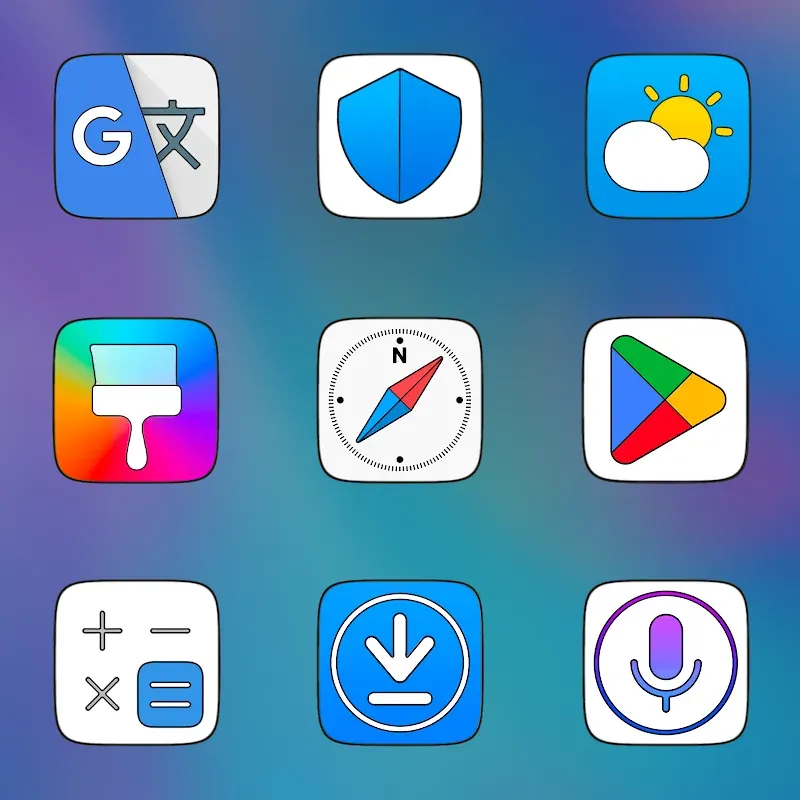 Emui Carbon - Icon Pack screenshot 6