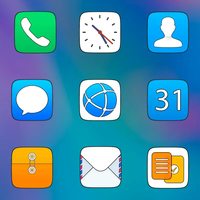Emui Carbon - Icon Pack screenshot 3