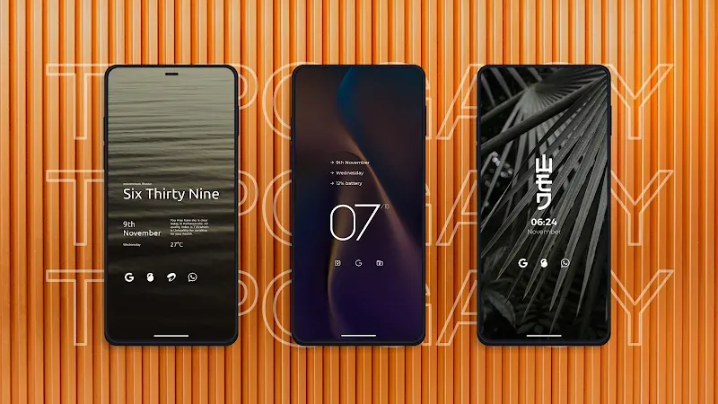 Typogacy KWGT screenshot 3