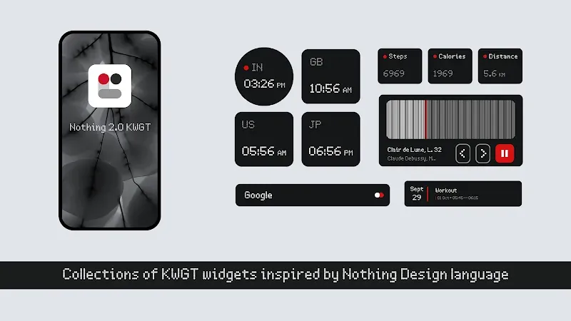 Nothing 3.0 KWGT screenshot 2