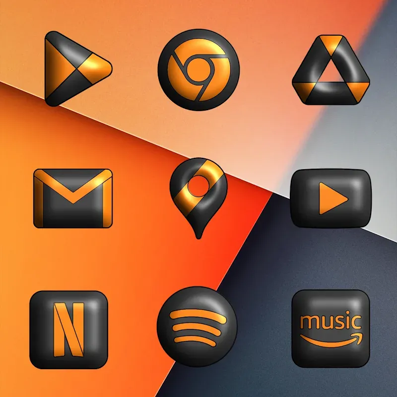 Oxigen McLaren 3D - Icon Pack screenshot 5