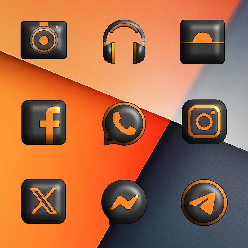 Oxigen McLaren 3D - Icon Pack screenshot 4