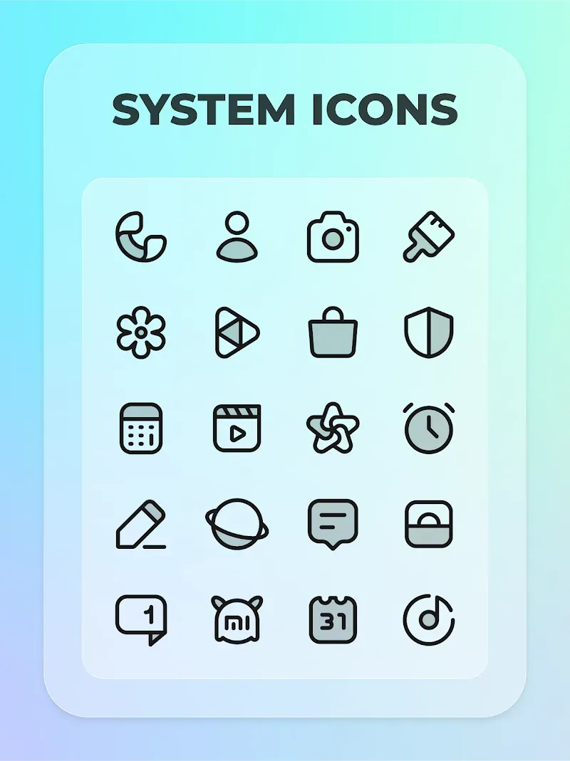 PHANTOM BLACK: Two Tone Icons screenshot 4