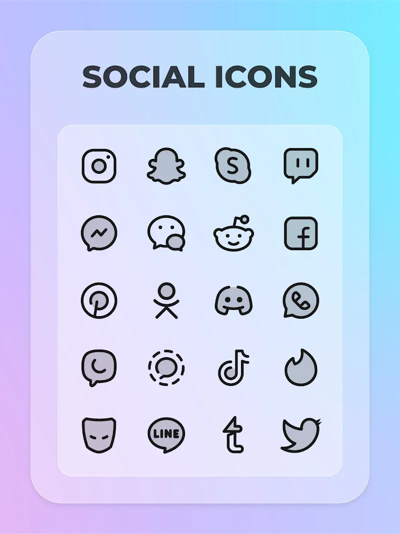 PHANTOM BLACK: Two Tone Icons screenshot 3