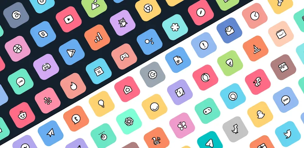 Crayon Adaptive IconPack screenshot 1