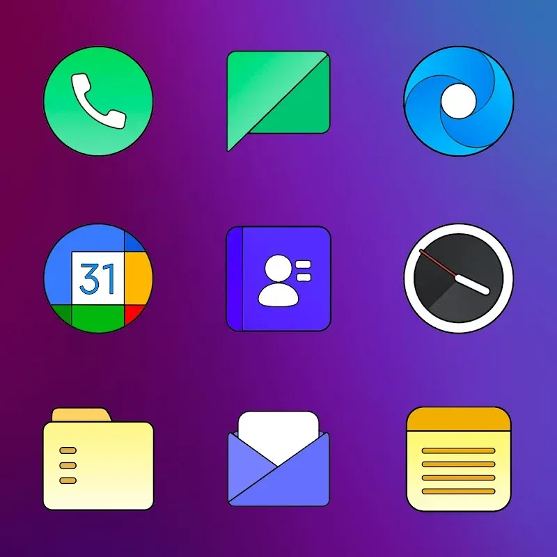 Color OS – Icon Pack screenshot 3