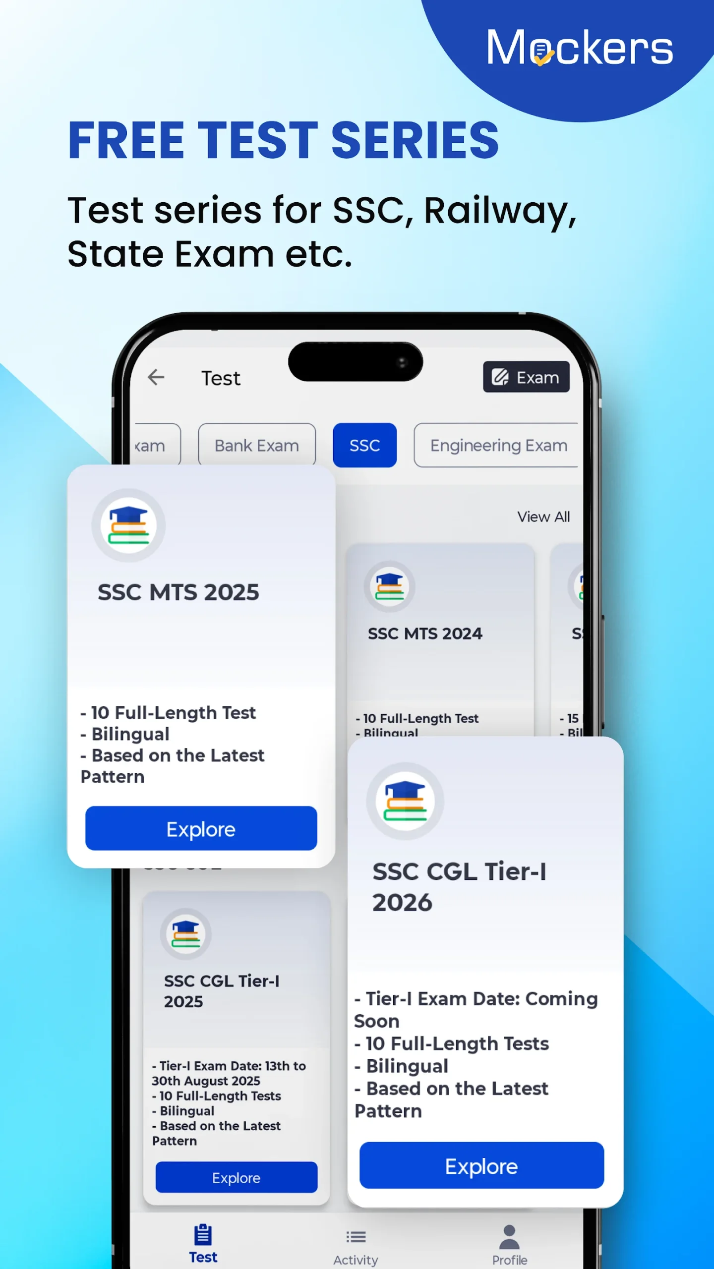 Mock Test, Test Series-Mockers screenshot 3