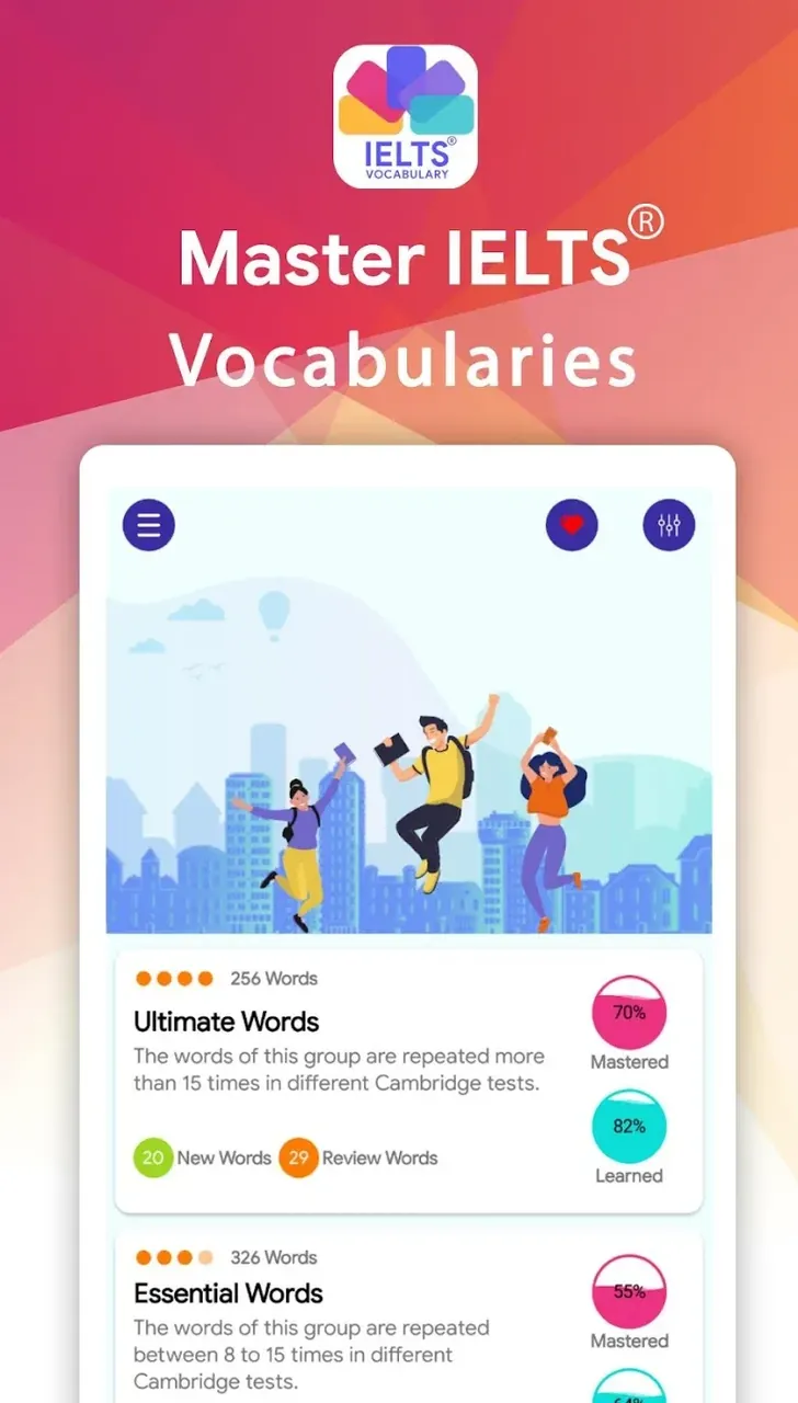 IELTS Vocabulary Flashcards screenshot 3