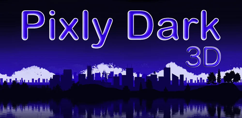 Pixly Dark 3D - Icon Pack screenshot 1