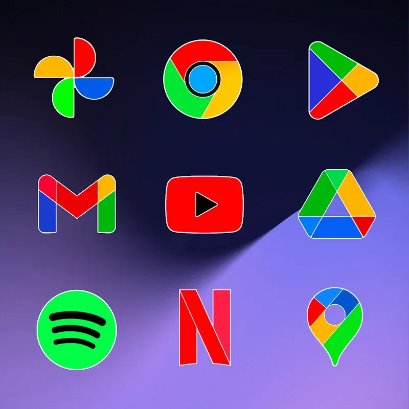 Pixly Limitless Fluo Icon Pack screenshot 5