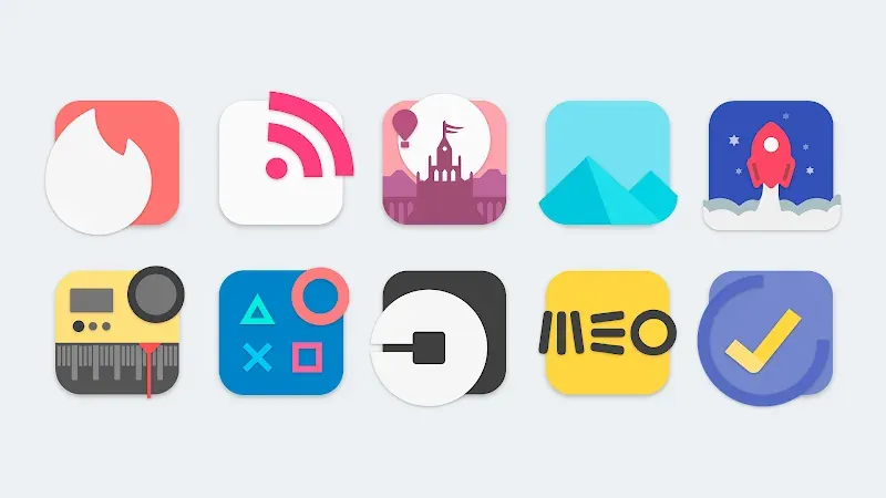 Flat Evo - Icon Pack screenshot 4
