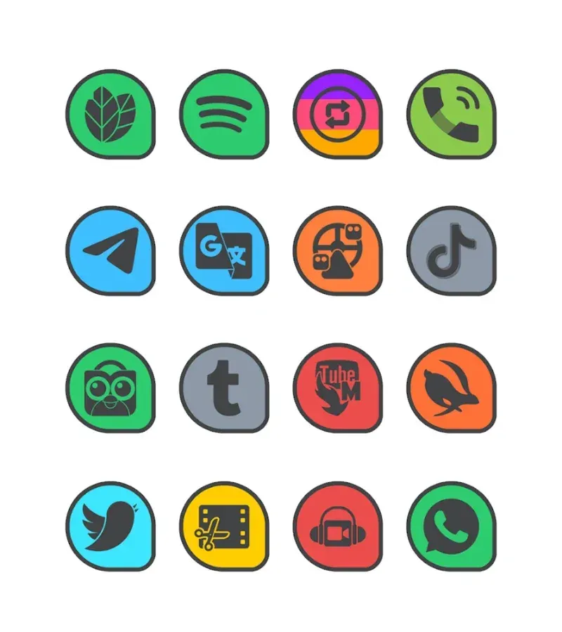 Drop Dark - Icon Pack screenshot 5