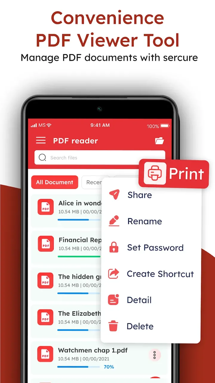 EasyPDF - All PDF Reader screenshot 4