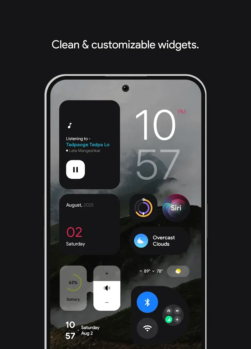 Oreo KWGT screenshot 5