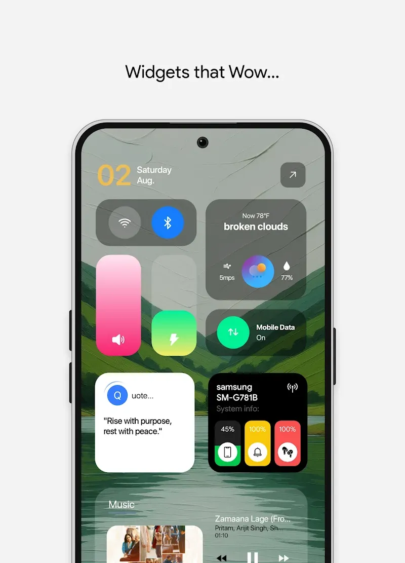 Oreo KWGT screenshot 3