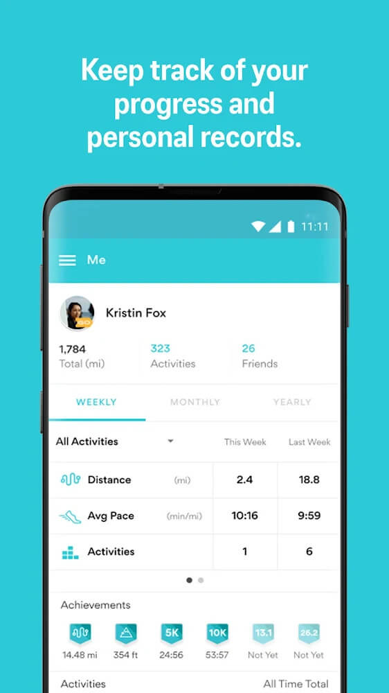 Runkeeper screenshot 5